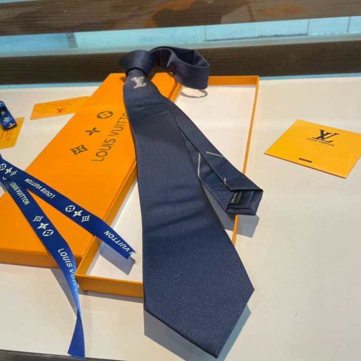 Louis Vuitton Monogram Classic Tie in Black