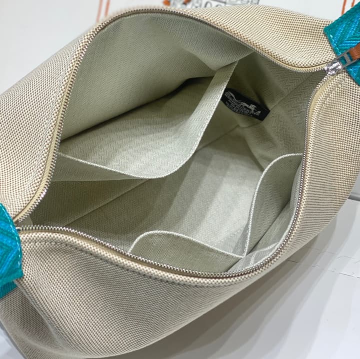 Hermès Trousse Bride-A-Brace Canvas Vanity Case