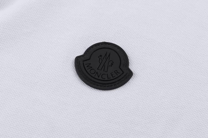 Moncler Logo Patch Cotton Pique Polo Shirt – 26SS in Black