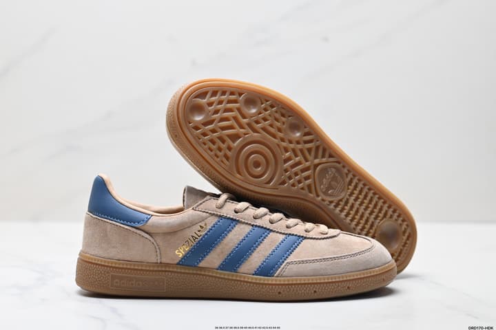 Adidas Handball Spezial Retro Suede Sneakers in Burgundy White Stripes