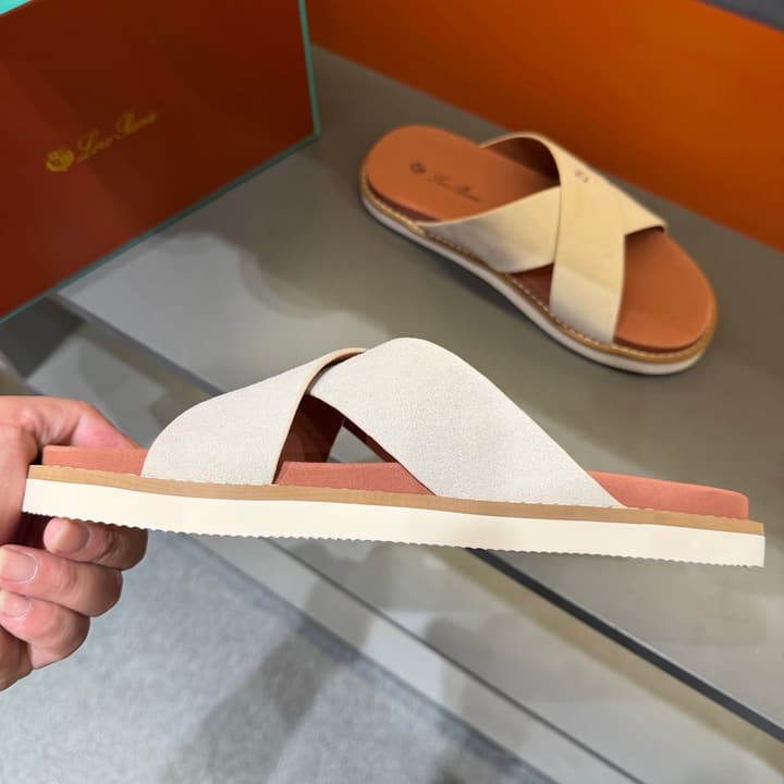 Loro Piana Summer Walk Crisscross Mules