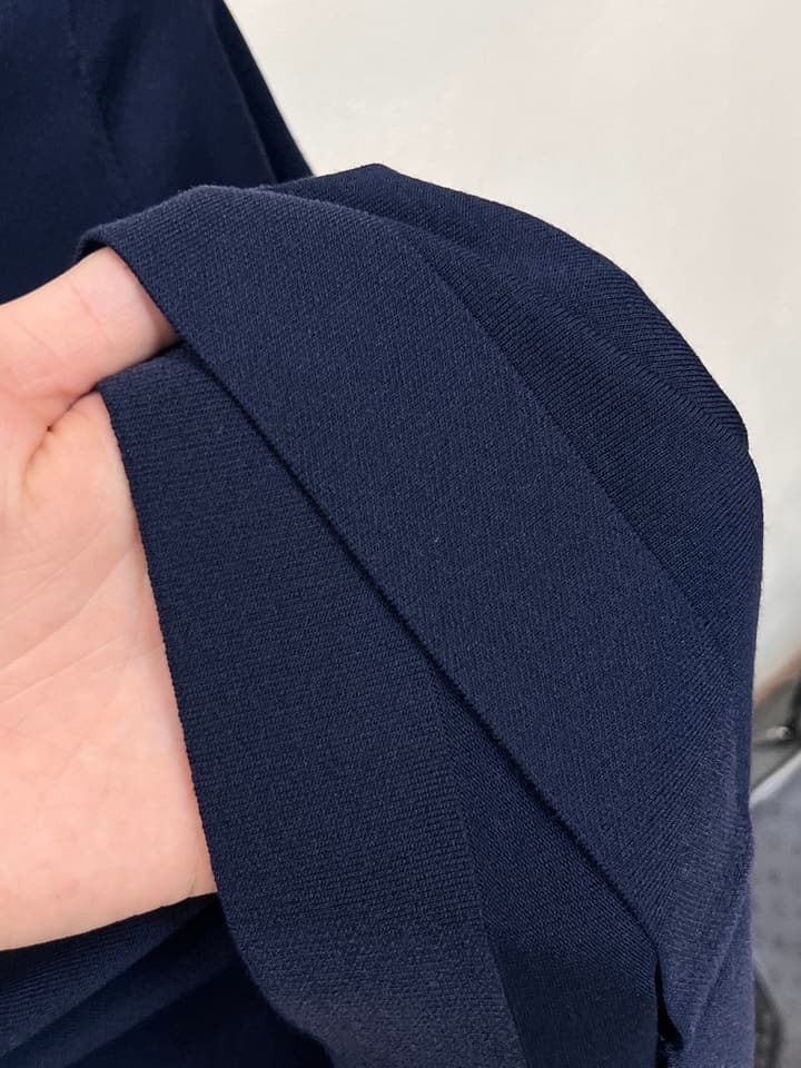Loro Piana Minimalist Knitted Polo Shirt – 2026SS in Navy Blue