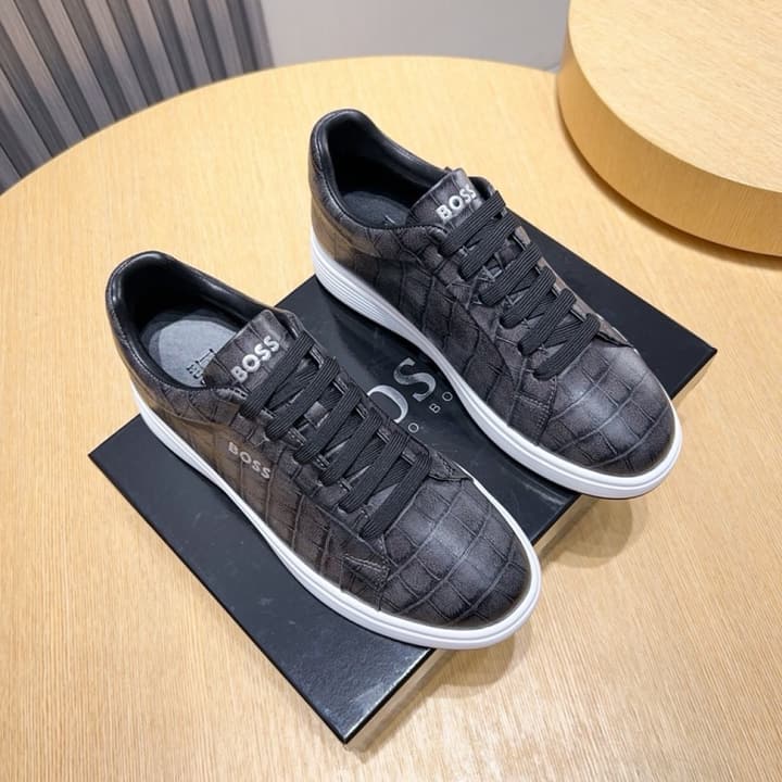 Boss Classic Leather Driving Shoes