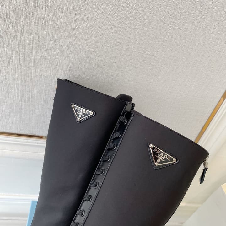 Prada Runway Knee-High Boots – 2023 Collection