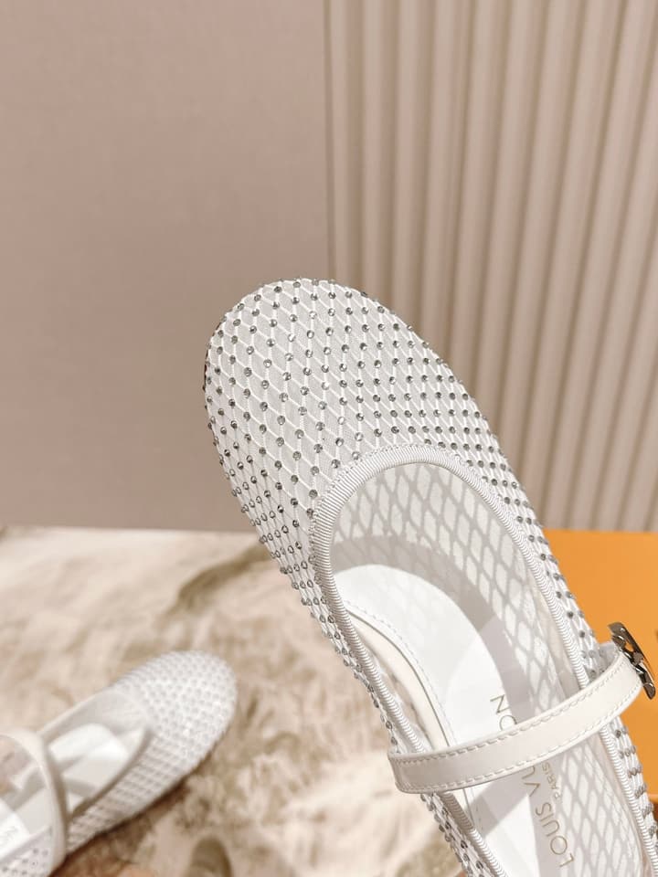 Louis Vuitton Ballet Flats – 2025SS in Black