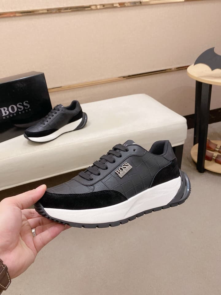 Boss Latest Casual Men's Sneakers in Dark Gray