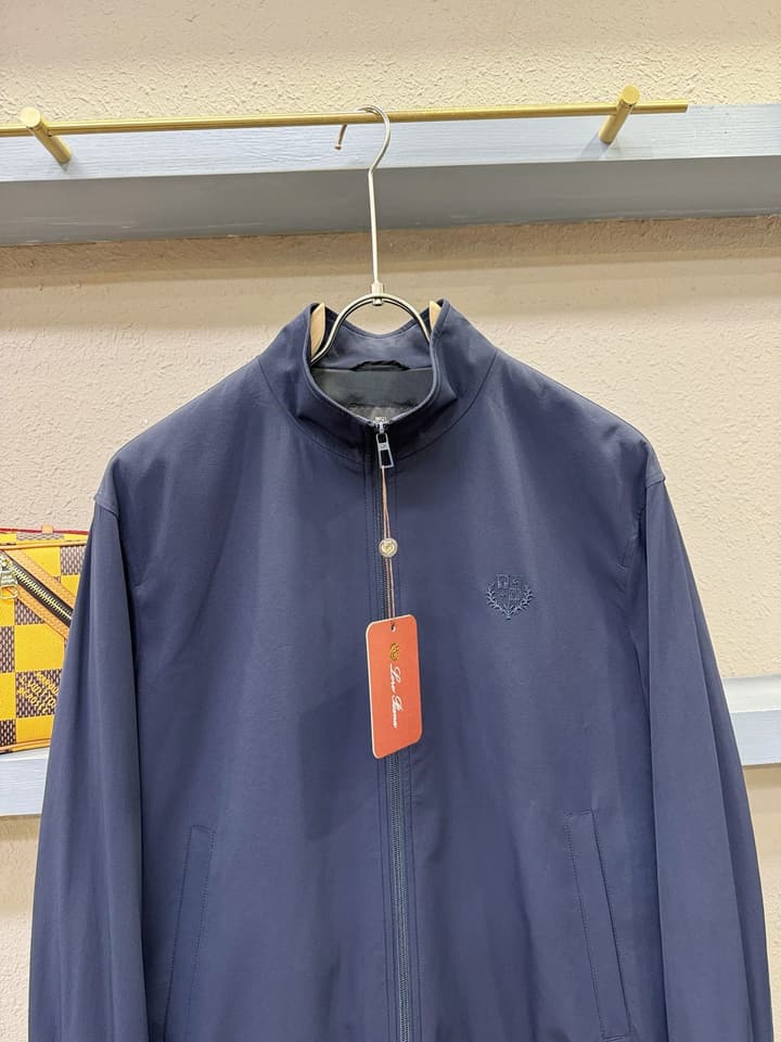Loro Piana 2025 FW Imported Fabric Jacket – 2025FW in Dark Blue Jacket