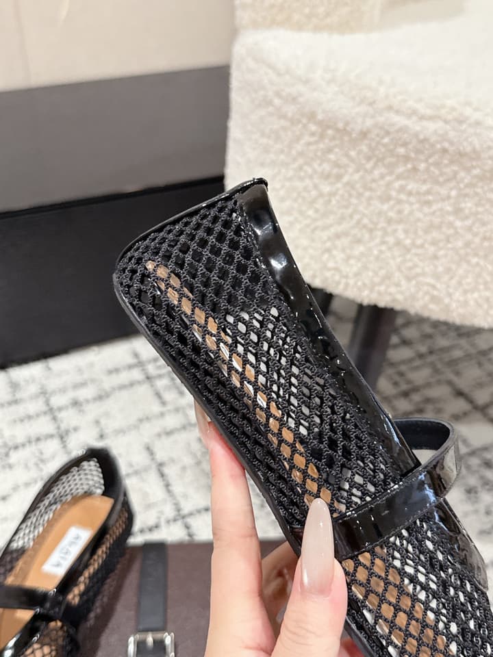 Alaïa Flat Mesh Ballet Flats – 25SS Collection