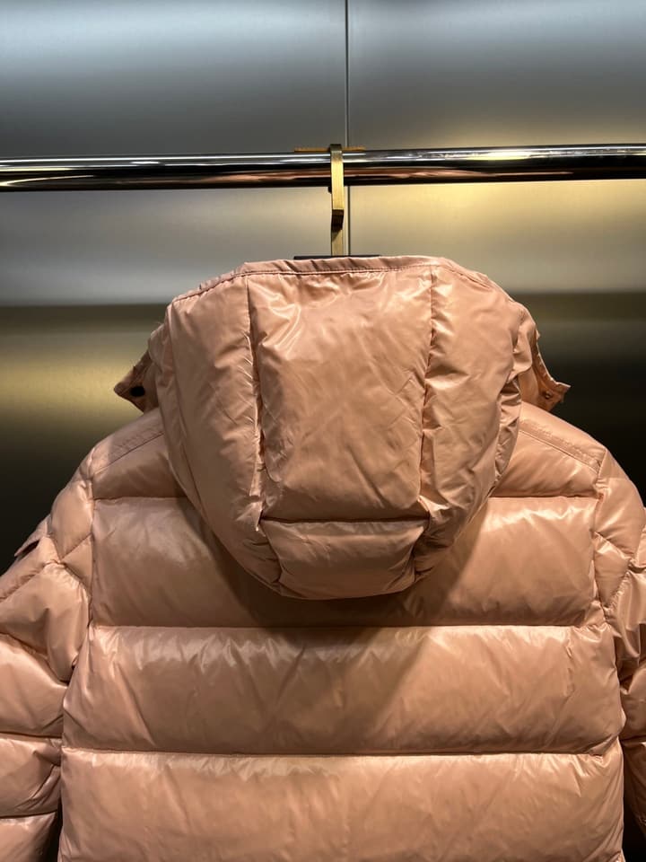 Moncler Maya Short Down Jacket – Kids Collection in Cream White
