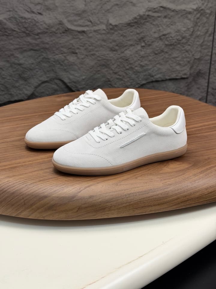 Zegna Old Money Suede Casual Sneakers