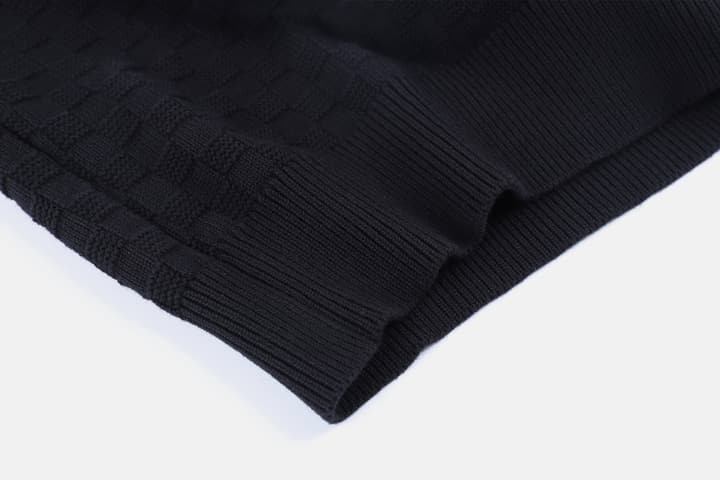 Louis Vuitton Plush Blend Half-Zip Pullover – 25SS in Deep Black Half-zip Pullover