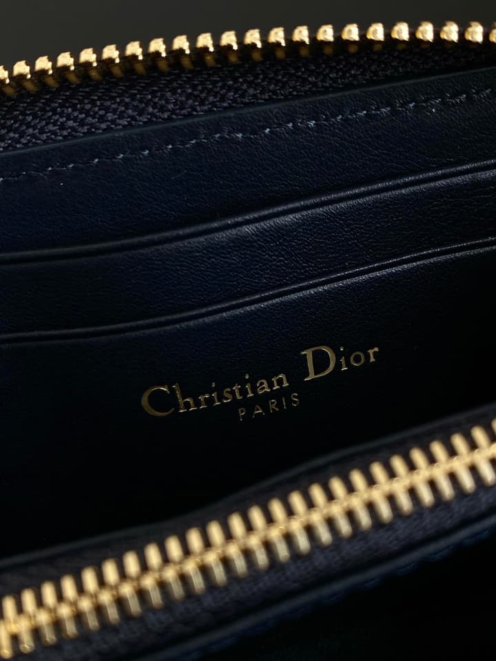 Dior Saddle Zipper Card Holder