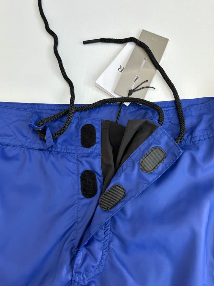 Dior CD Logo Embroidered Swim Trunks – Spring/Summer Collection in Royal Blue
