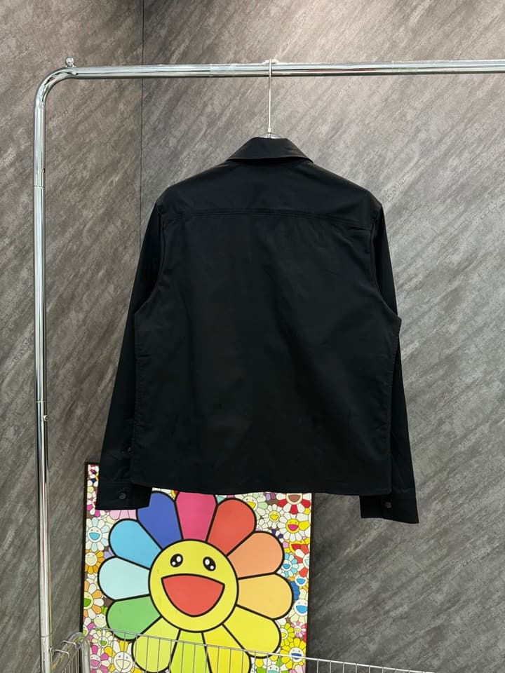 Moncler Pocket Zipper Jacket in Classic Black
