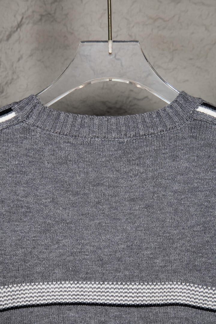 Dior Peter Doig Ski Series Sailor Knit Sweater – 23FW in Grey