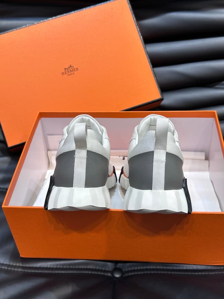 Hermès Bouncing Sneakers in Charcoal