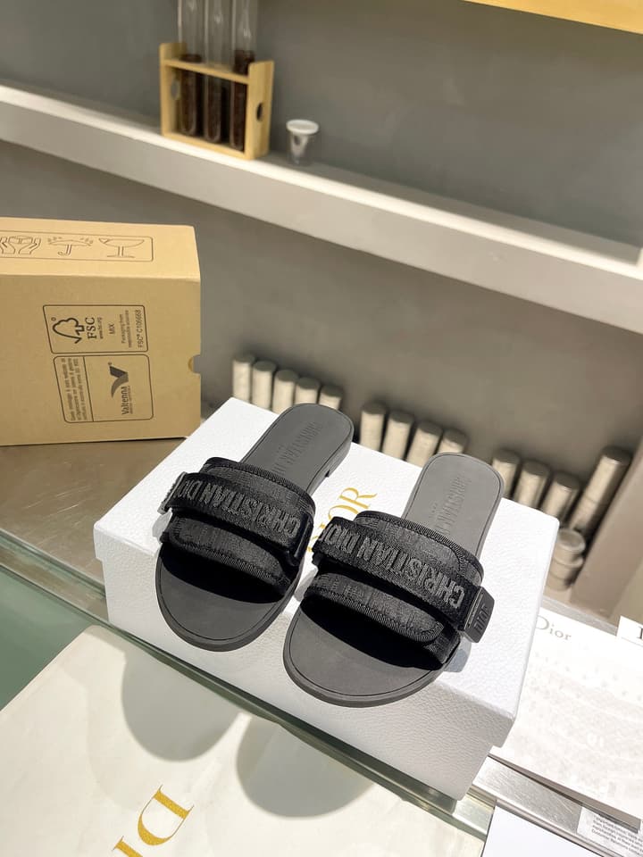 Dior Velcro Strap Sandals – 2024 Collection