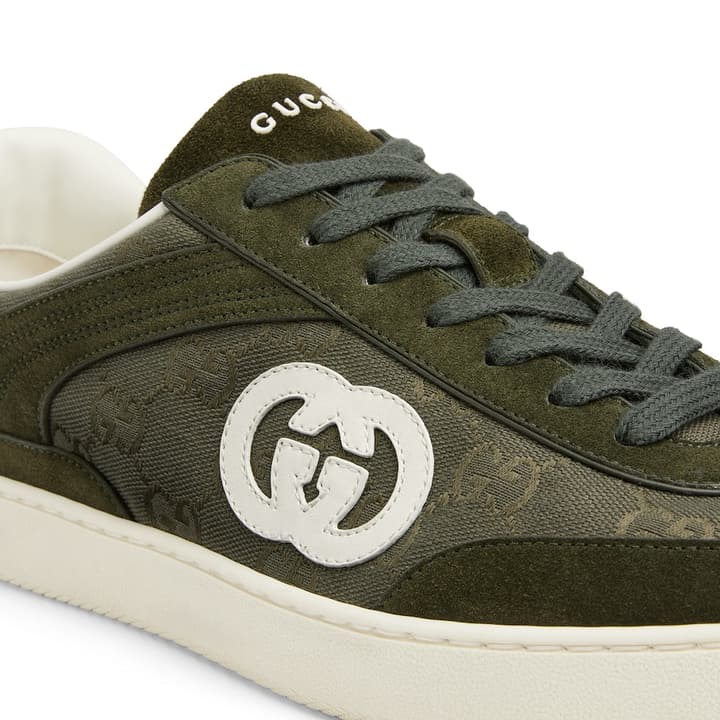 Gucci German Training Sneakers – 24SS in Black With White Logo