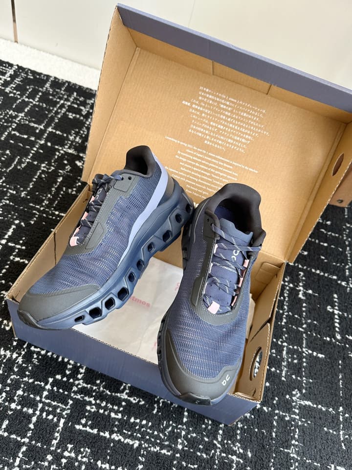 On Cloudmonster Void Running Shoes in Void Blue