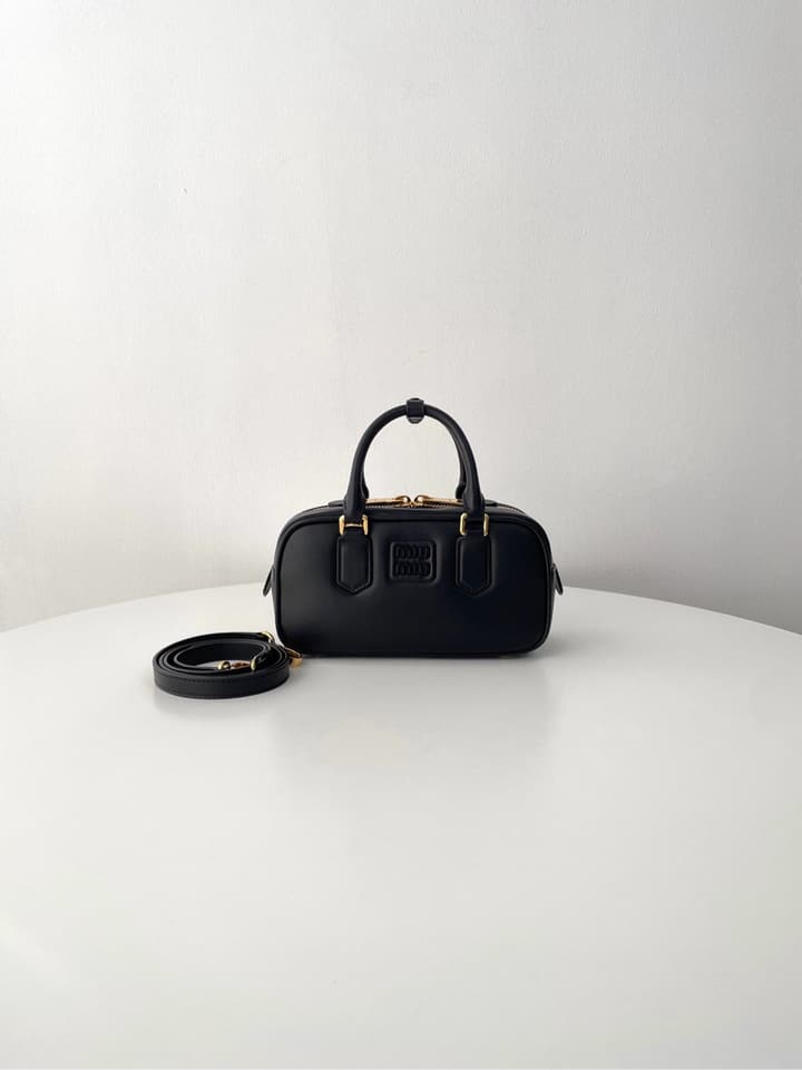 Miu Miu Bowling Bag in Black