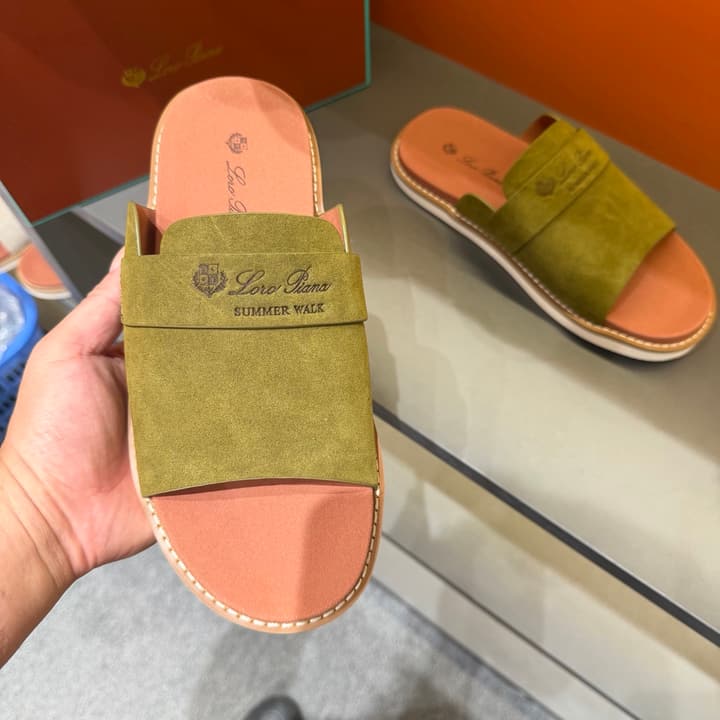 Loro Piana Summer Walk Crisscross Mules