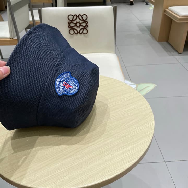 Moncler 2025 Autumn Bucket Hat in Black