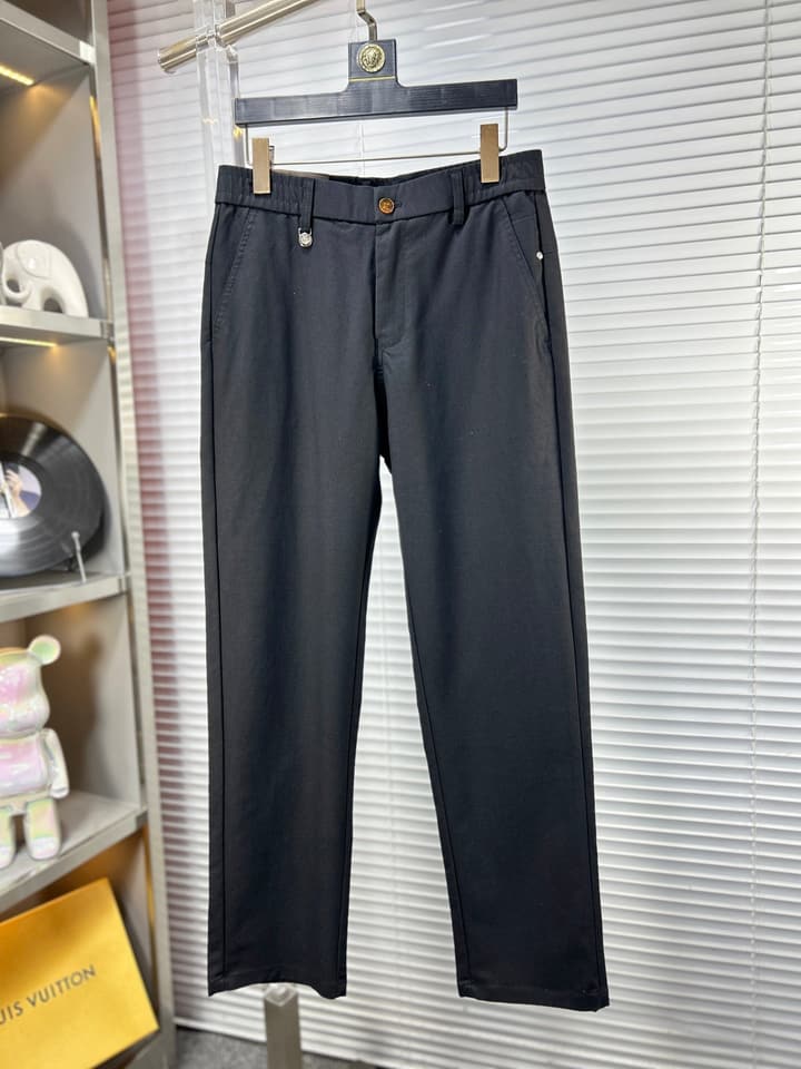 Loro Piana Tailored Casual Trousers – SS25/FW in Classic Black