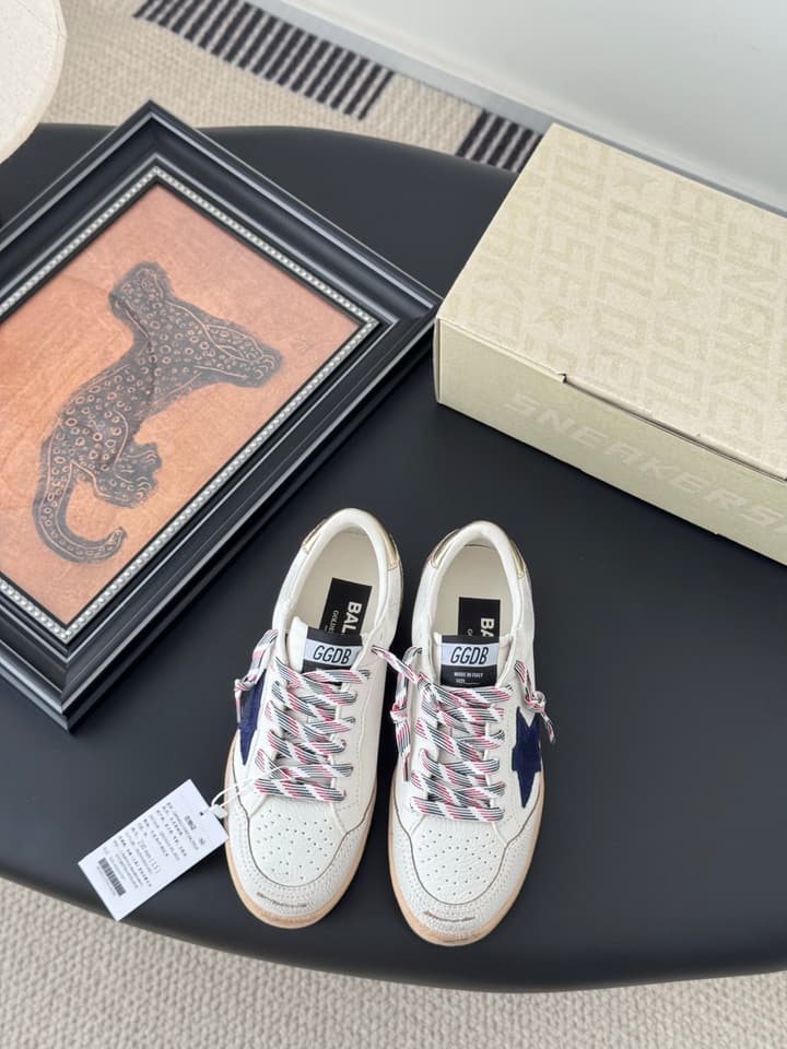 Golden Goose Distressed Graffiti Sneakers