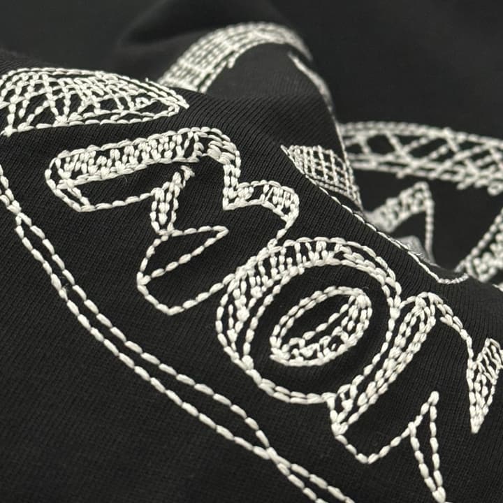 Moncler Letter Pattern Crewneck T-Shirt – 2026SS in Black