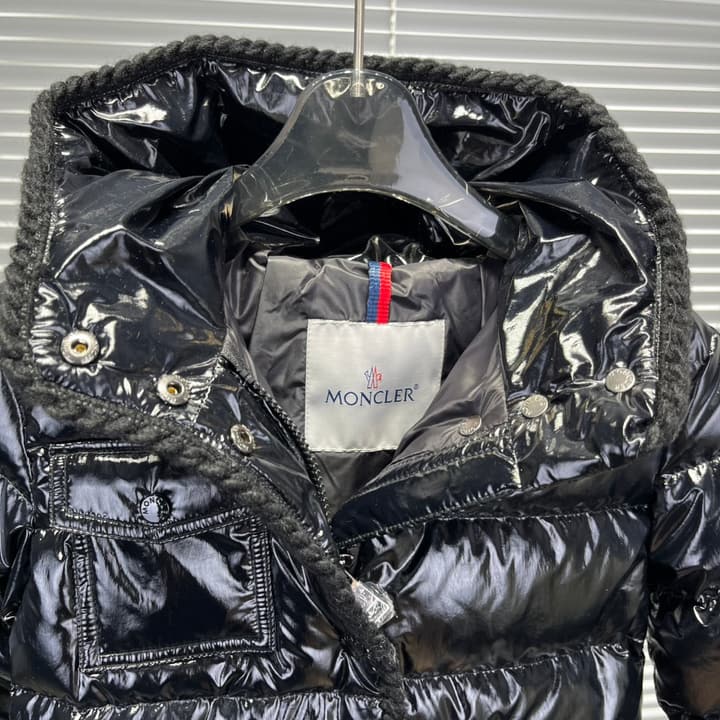 Moncler Kids Hooded Down Jacket – 25FW in Classic Black