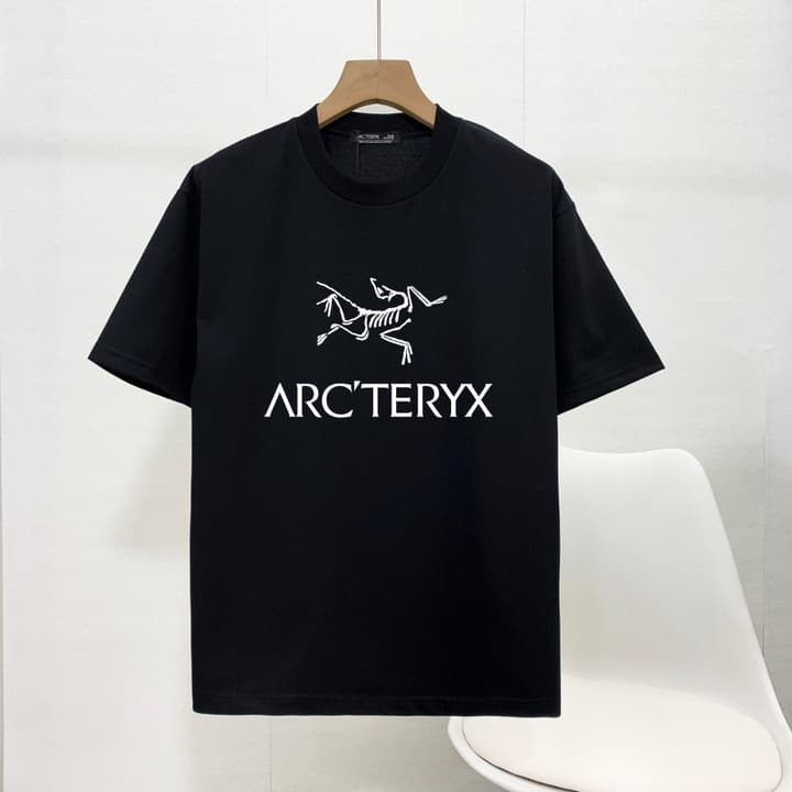 Arc'teryx Premium Cotton Round Neck T-Shirt – Spring/Summer Collection in Black