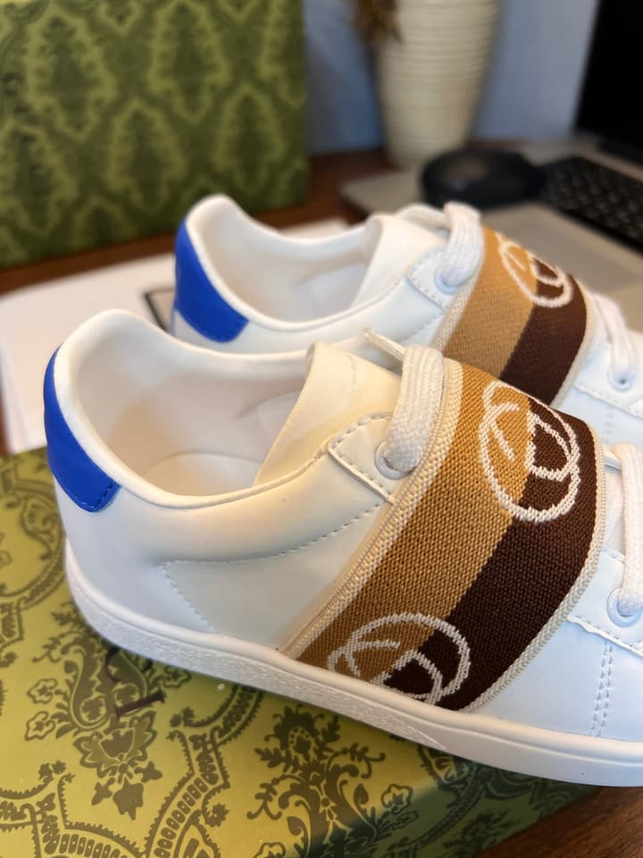 Gucci Kids Sheepskin-Lined Sneakers – Kids Collection