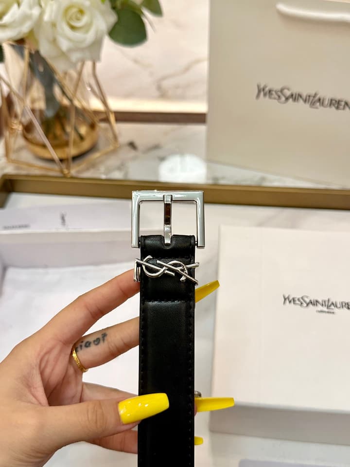 Saint Laurent Classic Leather Belt – 3.0cm