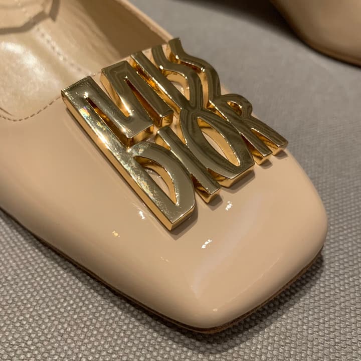 Dior Miss Dior Patent Leather Pumps – 24FW in Nude Patent Leather