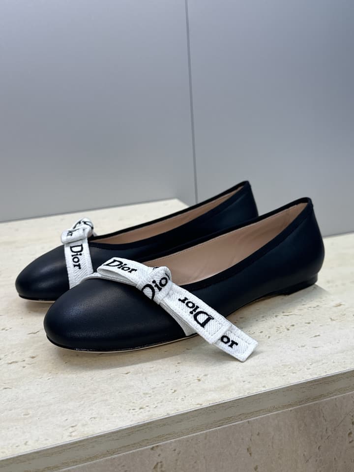 Dior J'Adior Bow Ballet Flats – 2026 Early Spring Collection