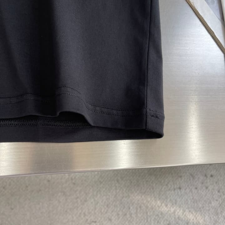 Loewe Pocket Embroidered Cotton T-Shirt in Black