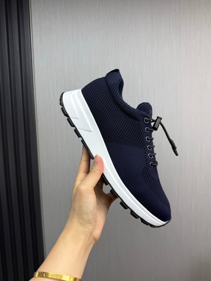 Prada Men's High-Quality Sneakers in Light Grey