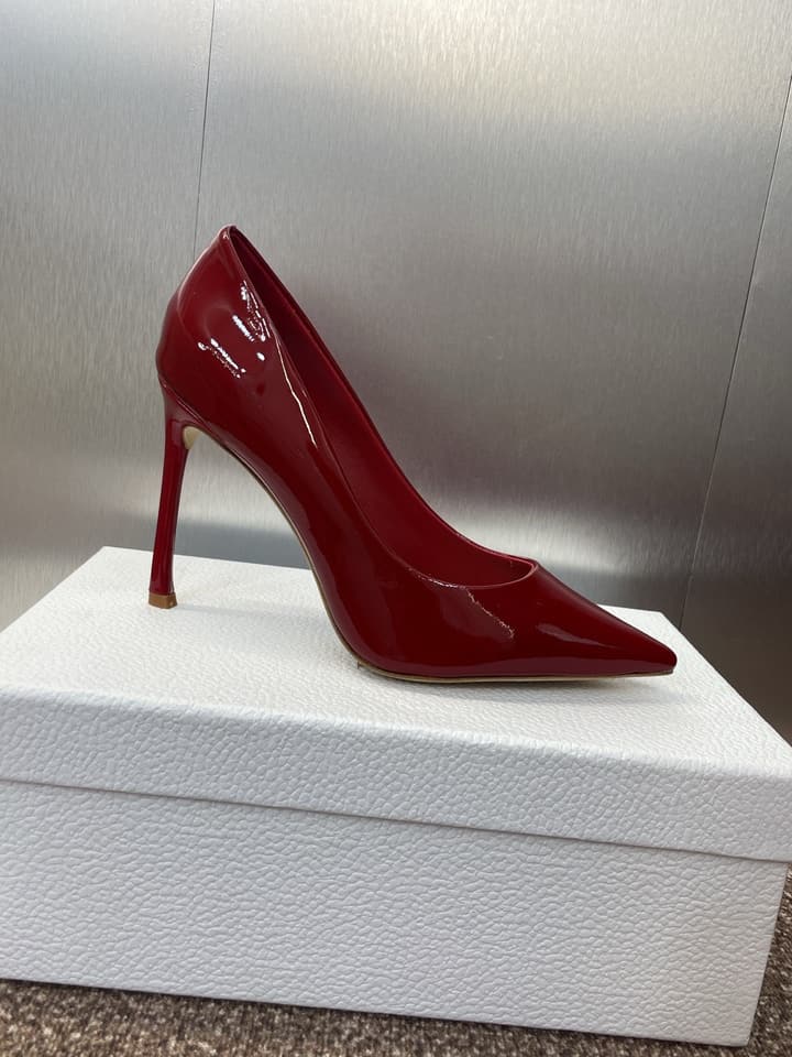 Dior CD Logo Pointed Toe Pumps – 2025 Spring/Summer Haute Couture Collection in Shiny Black Flat