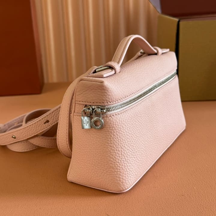 Loro Piana Extra Pocket L19 Crossbody Bag in Cream Gold Hardware