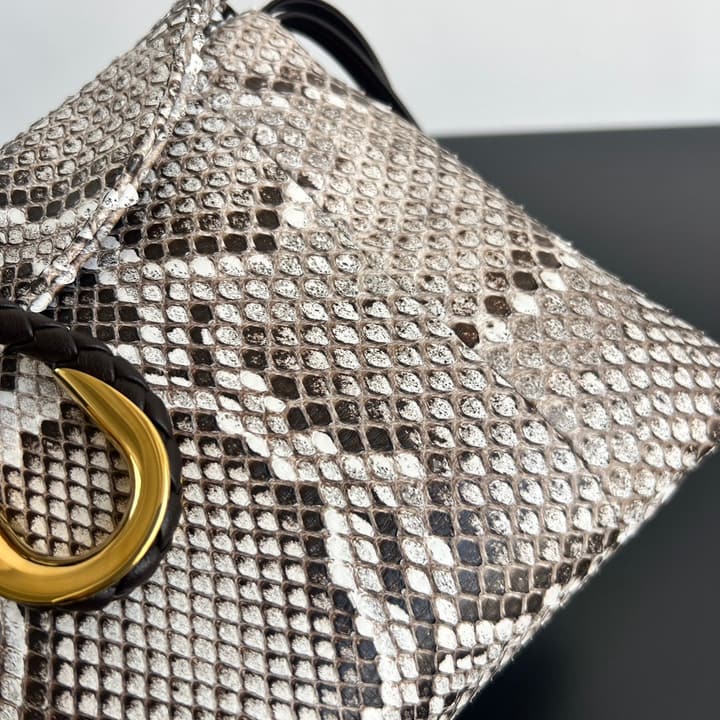 Bottega Veneta Liberta Python Crossbody Bag