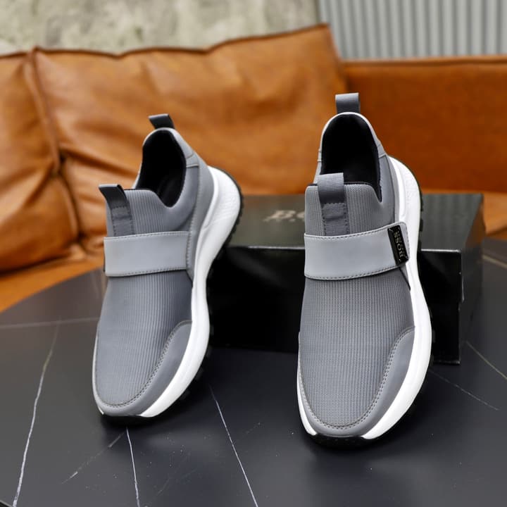 Boss Men's Knit Sport Sneakers