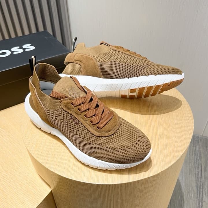 Boss Layered Design Sport Sneakers