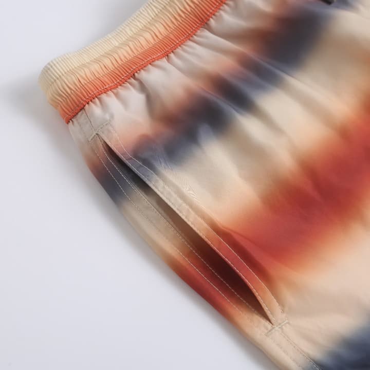 Loewe Gradient Stripe Swim Trunks in Multicolor Gradient Stripe