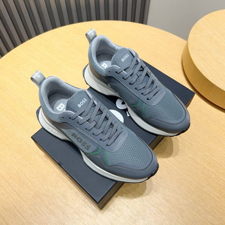 Boss Men's Luxury Sport Sneakers in Black