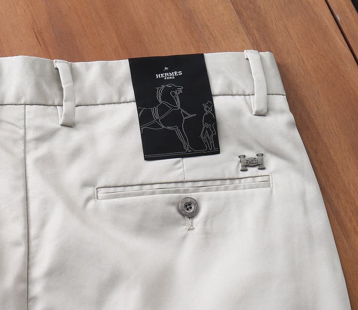 Hermès Modal Cotton Stretch Pants in Black