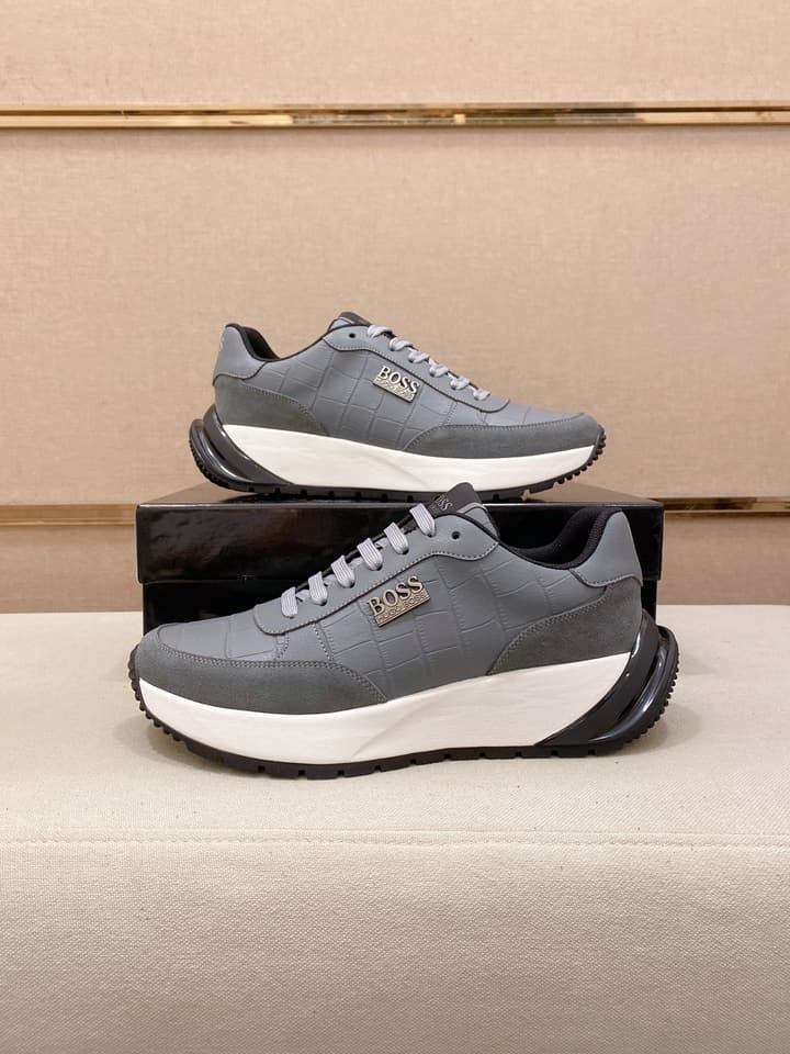 Boss Latest Casual Men's Sneakers in Dark Gray