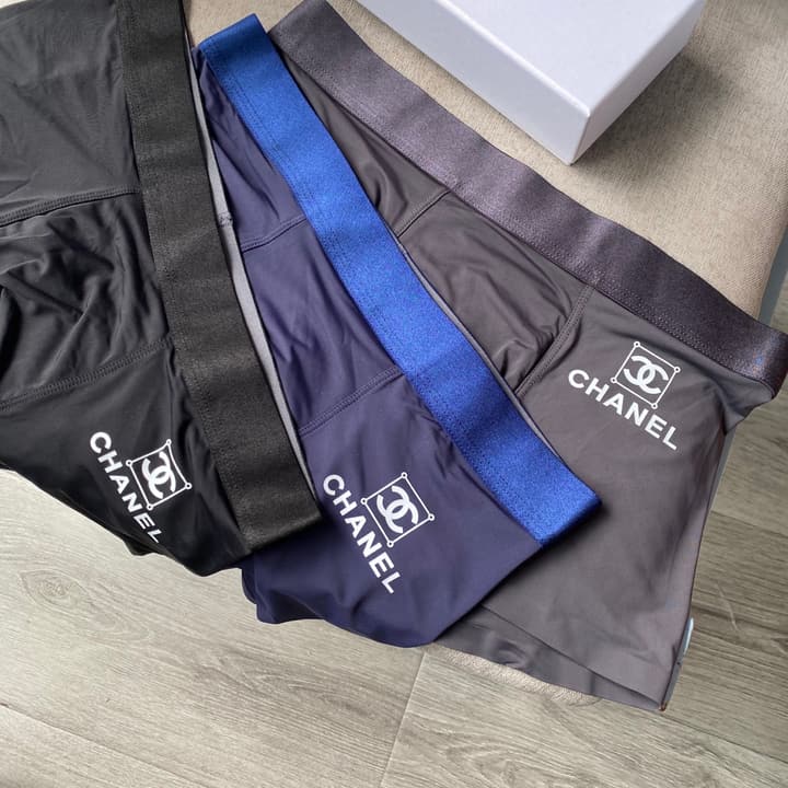 Chanel Men's Seamless Ice Silk Underwear – 3-Pack