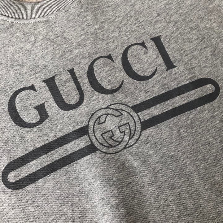 Gucci Classic Logo Crewneck Sweatshirt – 2025FW in Classic Black
