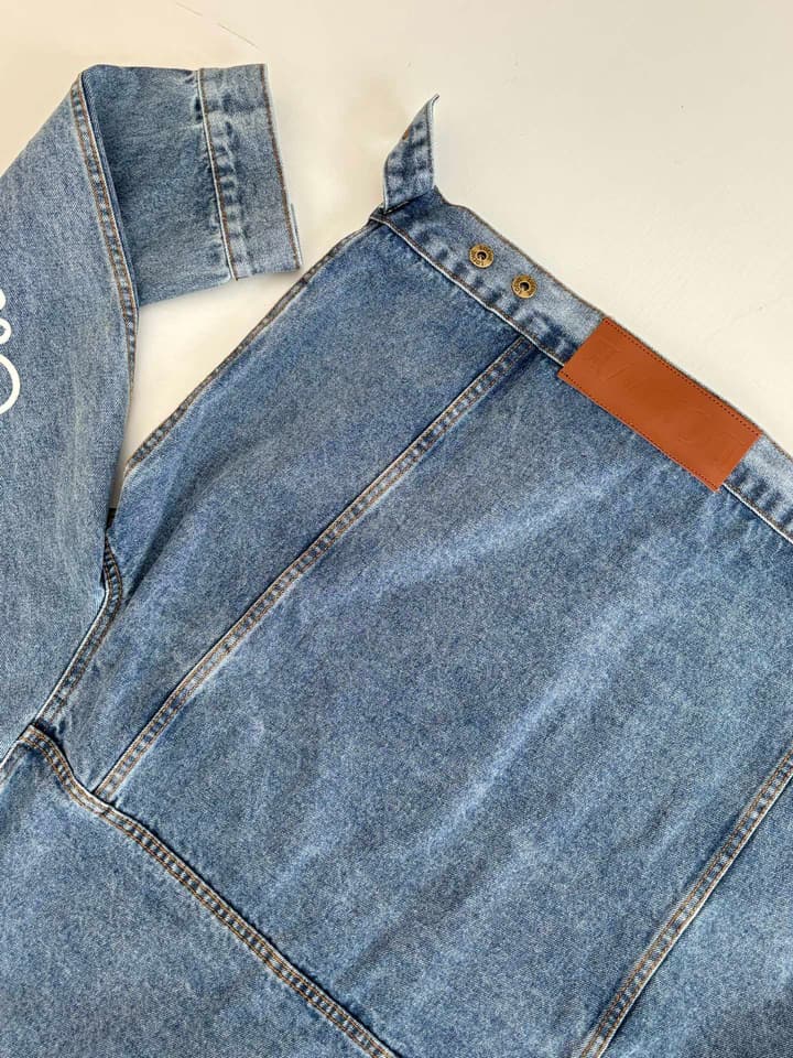 Loewe Anagram Denim Jacket – 24FW in Blue Denim