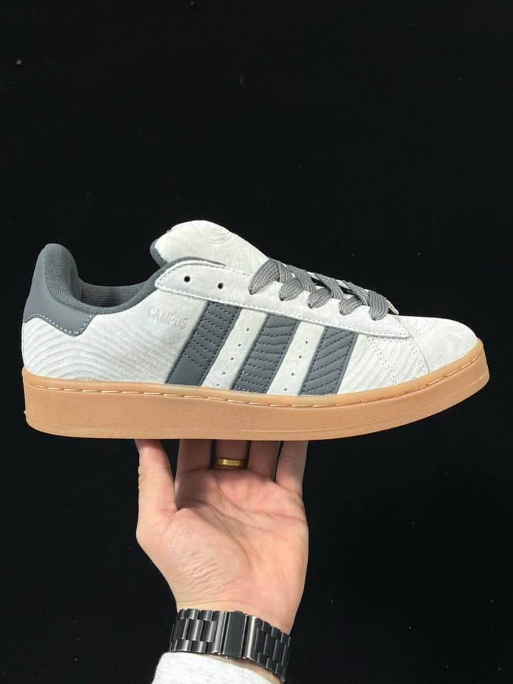 Adidas Originals Campus 00s Low-Top Sneakers in Black & White